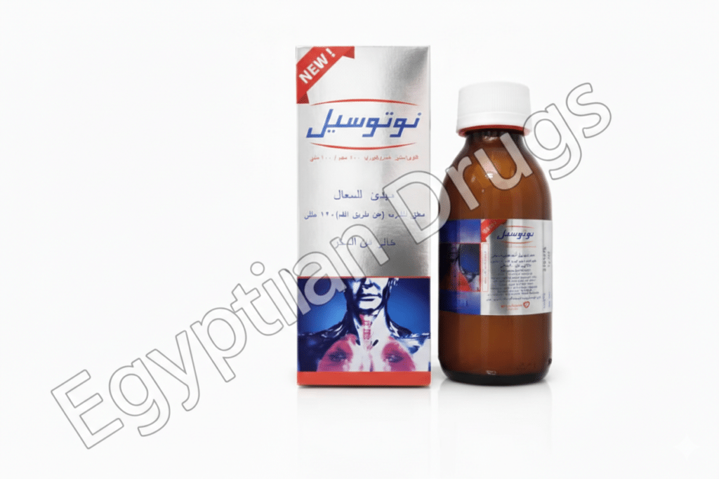 عبوة شراب نوتوسيل (Notussil) مهدئ للسعال الجاف